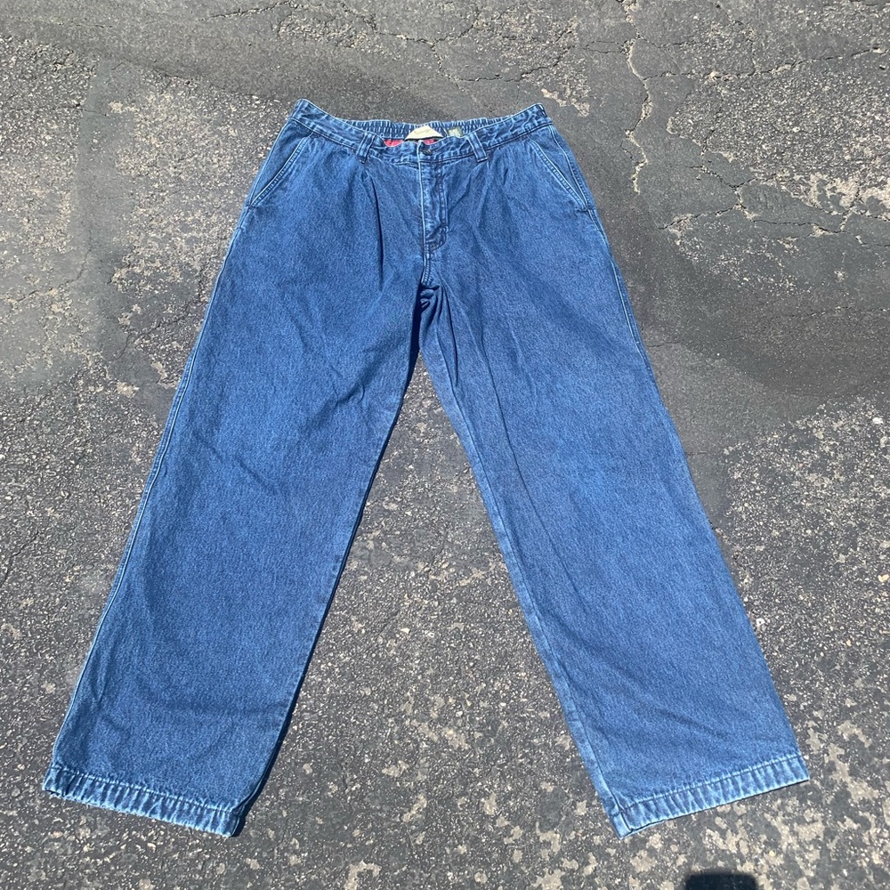Eddie Bauer Jeans Relaxed Fit Fleece Lined Jeans Warm Winter Pants 35x32